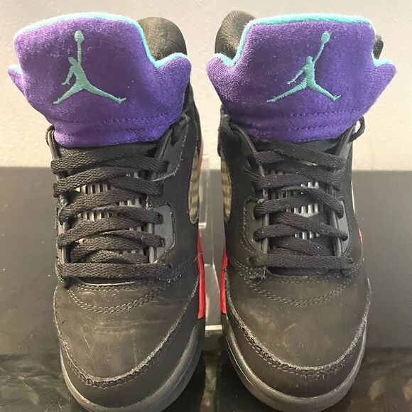 Nike Air Jordan 5 Retro "Top 3" Black Fire Red Metallic GrapePS SZ 1Y CZ2990-001 - Picture 1 of 14